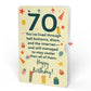Party Cats 70th Birthday Pop-Up Card and Sentiment Set