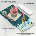 80th Birthday Cupcake Pop-Up Card and Sentiment Set
