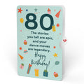 Happy 80th Birthday to You! Confetti Cake Pop-Up Card and Sentiment Set