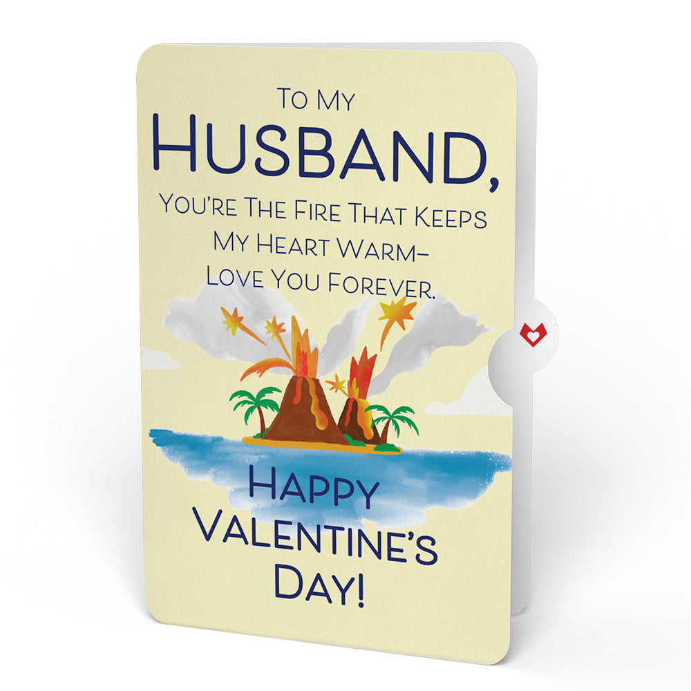 I Lava You Valentine Pop-Up Card and Sentiment Set for Husband