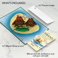 I Lava You Valentine Pop-Up Card and Sentiment Set for Husband