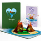 I Lava You Valentine Pop-Up Card and Sentiment Set for Son