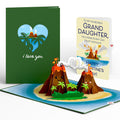 I Lava You Valentine Pop-Up Card and Sentiment Set for Granddaughter