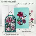 Bee Mine Suncatcher Valentine Pop-Up Card and Sentiment Set for Wife