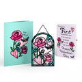 Bee Mine Suncatcher The Sweetest Beginning Valentine Pop-Up Card and Sentiment Set