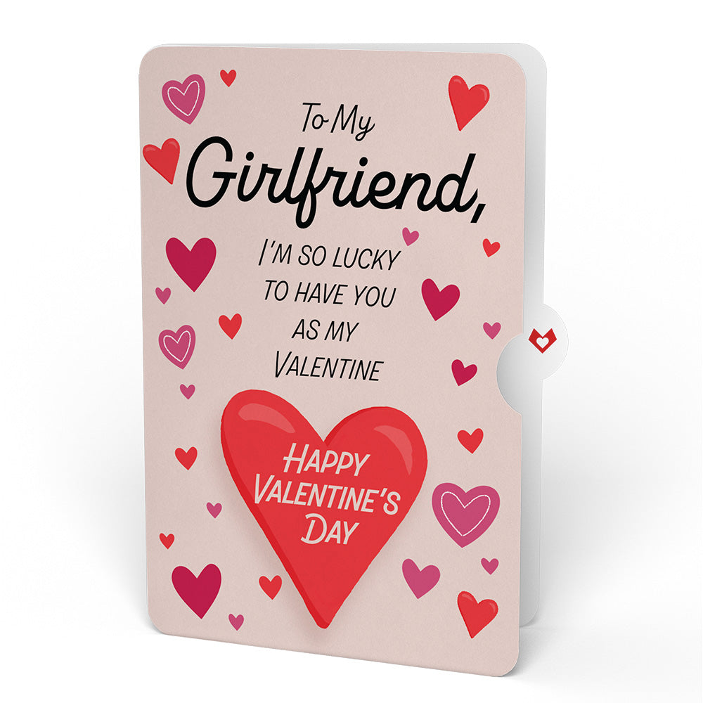 Pizza Love Valentine Pop-Up Card and Sentiment Set for Girlfriend