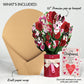 I Woof You Dog Valentine Bouquet and Sentiment Set for Girlfriend