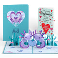 Love You A-Lotl Valentine Pop-Up Card and Sentiment Set for Boyfriend