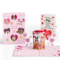 Love You Furever Dog Kisses Valentine Pop-Up Card and Sentiment Set for Wife