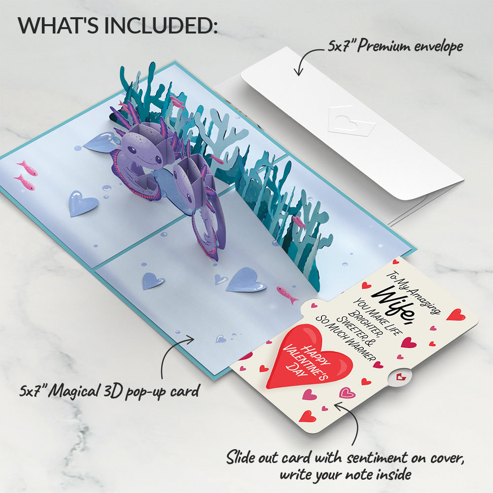 Love You A-Lotl Valentine Pop-Up Card and Sentiment Set for Wife