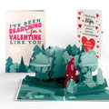 Searching for a Valentine Like You Bigfoot Valentine Pop-Up Card and Sentiment Set for Wife