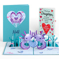 Love You A-Lotl Valentine Pop-Up Card and Sentiment Set for Daughter
