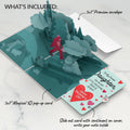 Searching for a Valentine Like You Bigfoot Valentine Pop-Up Card and Sentiment Set for Daughter
