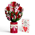 I Woof You Dog Valentine Bouquet and Sentiment Set for Son