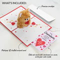 You're The Beary Best Valentine Plushpop Card and Sentiment Set for Grandson