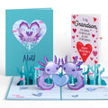 Love You A-Lotl Valentine Pop-Up Card and Sentiment Set for Grandson