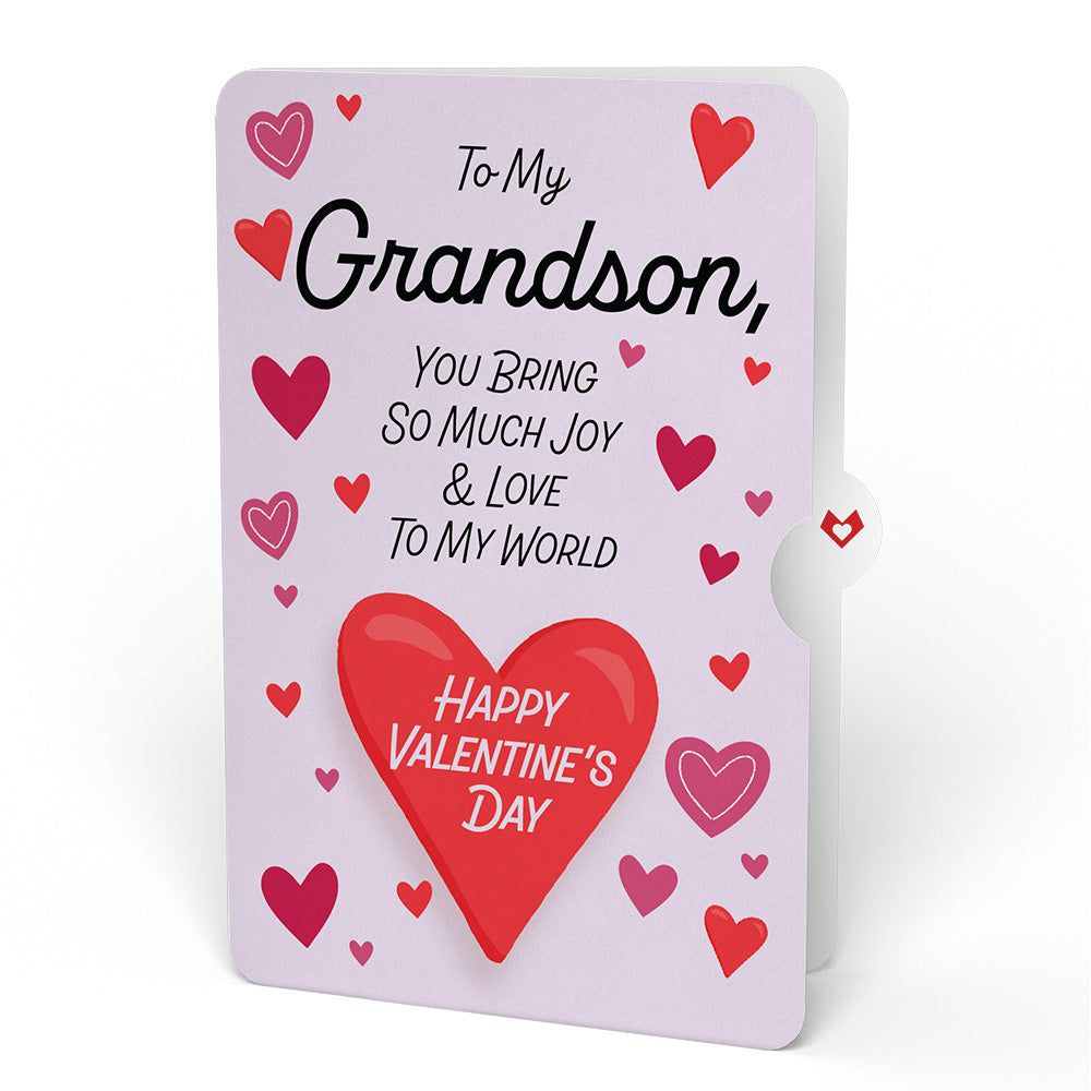 Love You A-Lotl Valentine Pop-Up Card and Sentiment Set for Grandson