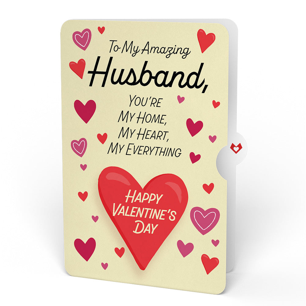 You Light Up My Life Valentine Pop-Up Card and Sentiment Set for Husband