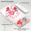 You Light Up My Life Valentine Light-Up Pop-Up Card and Sentiment Set for Granddaughter