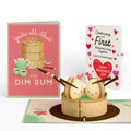 You're All That and Dim Sum Our First Valentine Together Pop-Up Card and Sentiment Set