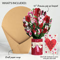 I Woof You Dog Eres El Amor De Mi Vida Valentine Bouquet and Sentiment Set