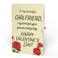 Red Sakura Tree Valentine Pop-Up Card and Sentiment Set for Girlfriend