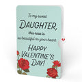 Red Rose Valentine Grand Bouquet and Sentiment Set for Daughter