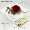 I Love You Roses Valentine Pop-Up Card and Sentiment Set for Wife