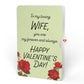 Red Sakura Tree Valentine Pop-Up Card and Sentiment Set for Wife