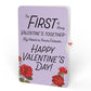 Valentine's Day Flower My Heart Is Yours Forever Bouquet and Sentiment Set