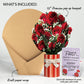 Romantic Red Roses My Heart Is Yours Forever Valentine Bouquet and Sentiment Set