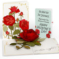 I Love You Roses My Love For You Knows No-bounds Valentine Pop-Up Card and Sentiment Set