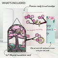 You Brighten My World Birds Valentine Suncatcher Card and Sentiment Set