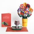 Purr-fect Mother’s Day Pop-Up Card & Bouquet Bundle