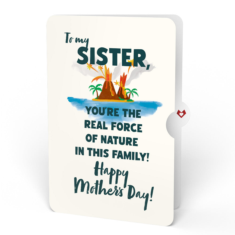I Lava You Mother's Day Light-Up Pop-Up Card and Sentiment Set for Sister