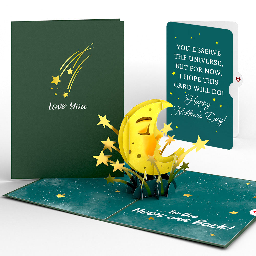 Love You to the Moon and Back Mother's Day Pop-Up Card and Sentiment Set