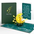 Love You to the Moon and Back Mother's Day Pop-Up Card and Sentiment Set for Daughter