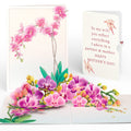 Watercolor Orchid Mother's Day Pop-Up Card and Sentiment Set for Wife