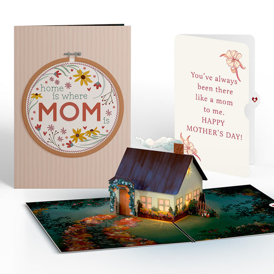 Home Is Where Mom Is Mother's Day Light-Up Pop-Up Card and Sentiment Set