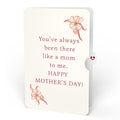 Orchid Mother's Day Bouquet and Like A Mom To Me Sentiment Set