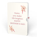 Orchid Mother's Day Bouquet and You Make Life Brighter Sentiment Set for Sister