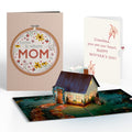 Home Is Where Mom Is Mother's Day Light-Up Pop-Up Card and Sentiment Set for Grandma