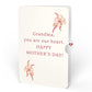 Cheerful Tulips Mother's Day Pop-Up Card and You Are Our Heart Sentiment Set for Grandma