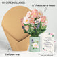 Peony Mother's Day Bouquet and Loved Me Like A Mom Sentiment Set