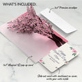 Cherry Blossom Branches in Bloom Mother's Day Pop-Up Card and Sentiment Set for Mom