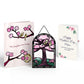 You Brighten My World Birds Mother's Day Suncatcher Card and Sentiment Set for Mom