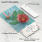 Water Lily Dragonfly Mother's Day Pop-Up Card and Sentiment Set for Mother-in-law