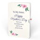 Watercolor Jacaranda Tree Mother's Day Pop-Up Card and Sentiment Set for Sister