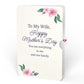 Thinking of You Flower Cart Mother's Day Pop-Up Card and Sentiment Set for Wife