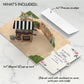 Thinking of You Flower Cart Mother's Day Pop-Up Card and Sentiment Set for Wife